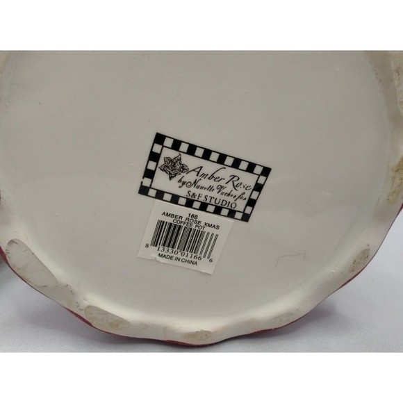 RARE Amber Rose Xmas/Christmas Coffee Pot by Nanette Vacher - Picture 8 of 8